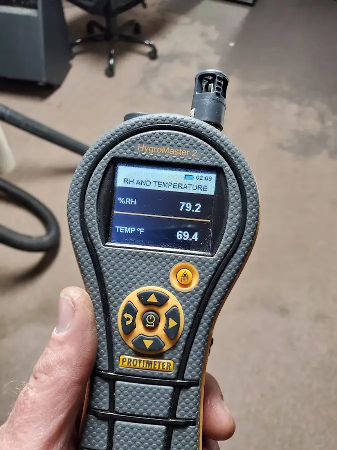 Moisture meter humidity assessment for Mold Remediation & Removal in Chanute